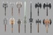 design unique weapons illustrations
