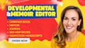 be developmental editor for nonfiction memoir self help kdp manuscript editor