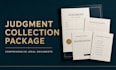 prepare a comprehensive judgment collection documentation package