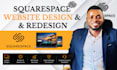 modern squarespace website design and squarespace website redesign