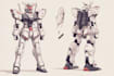 make gundam character illustration