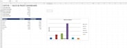 do excel data entry, sales, expenses and profit tracking