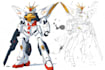 make gundam character illustration