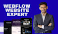 build webflow website, webflow developer, webflow landing page, webflow cms