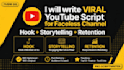 write viral youtube script