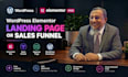 design a responsive wordpress elementor landing page or sales funnel