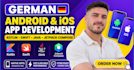 develop german android and ios app using kotlin, swift, java, jatpack compose