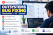 fix bugs and troubleshoot outsystems application