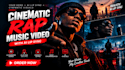 create a cinematic rap music video with ai lip sync