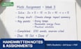 convert text to realistic handwritten notes and assignment