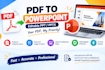 convert PDF to editable powerpoint presentation PPT