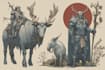 draw a fantasy character for dnd, pathfinder, etc