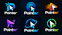 design a professional cursor, navigation, digital, technology, pointer logo