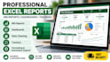 create professional excel reports dashboards trackers and mis reports