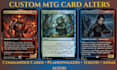 create custom mtg card magic the gathering alter tcg design edh commander art