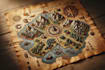 design a fantasy kingdom map