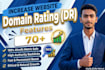 increase domain rating DR 70 plus