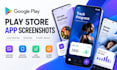 design aso screenshots and google play store graphics
