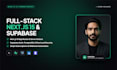 develop full stack next js web application with supabase