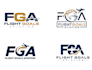 design a custom modern aviation logo