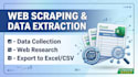 web scraping, data extraction, and web research for any web