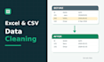 clean, deduplicate, and format your excel or CSV data