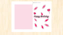 create digital printable greeting cards