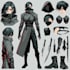 design anime character sheet reference in anime art
