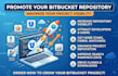 promote your bitbucket repository and grow your developer audience
