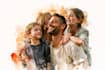 make watercolor family portrait