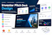 design investor pitch deck for startup fundraising and business