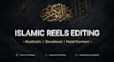 edit aesthetic islamic reels with arabic captions