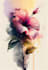 paint watercolor flowers and botanical