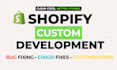 fix shopify bugs, errors and provide shopify store maintenance
