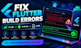 fix flutter android gradle and build errors