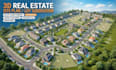 create 3d real estate site plan, lot subdivision and master plan rendering