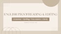 fix grammar, spelling and punctuation in your document