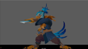 rig and create 3d game character and creature animation