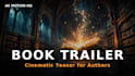 create a cinematic book trailer or book teaser video for authors
