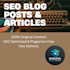 write SEO optimized blog and article