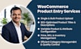 do shopify product listing and ecommerce data entry