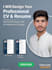 create professional cv and resume