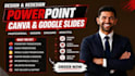 do powerpoint template, google slides, figma, and canva slides