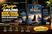 design amazon book cover, ebook cover with 3d mockups