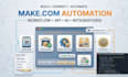 makecom automation setup, workflow integration and business process automation