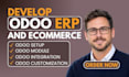 develop and customize odoo erp CRM, ecommerce, website and custom modules