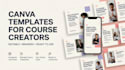 design canva templates and instagram carousels for course creators