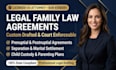 draft a legally binding marital separation agreement