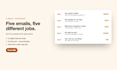 write a five email sequence with subjects and preview lines
