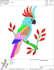 create a vvip custom parrot embroidery design in wilcom